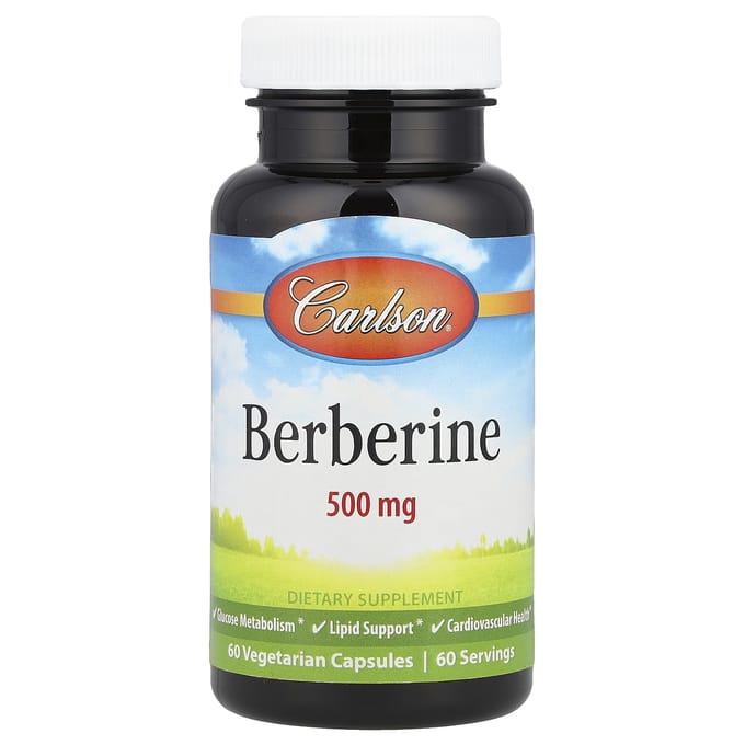 Berberine, 500 mg, 60 vegetarische capsules