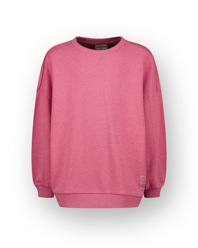 Meisjes Sweater Icon melange round neck