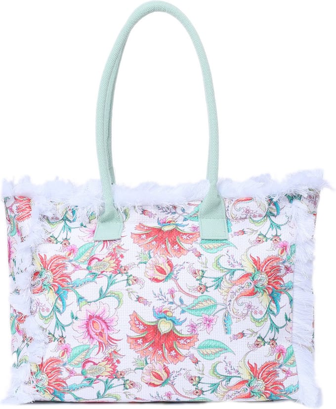 Tas Dames - Zomerse Print - 50x30x15 cm - Groen