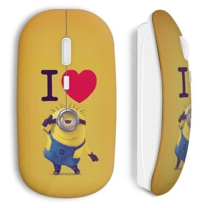 Draadloze muis Ik ben dol op Minion