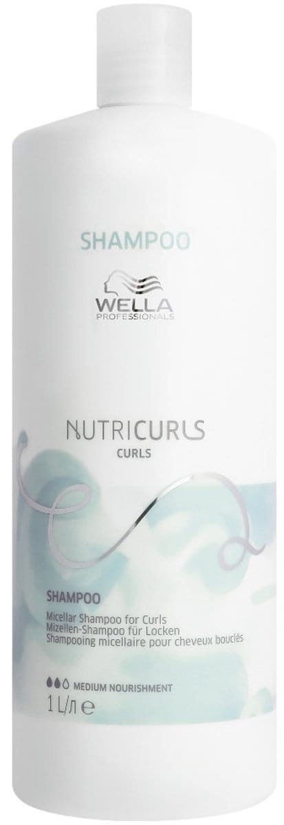 Wella Professionals Nutricurls Curl Shampoo - Krullend & Golvend haar - 1000 ml