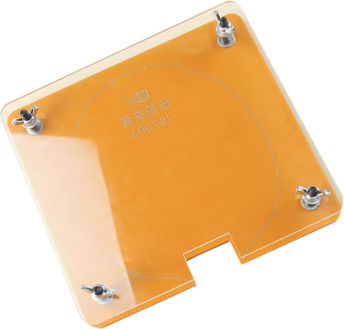 Tafeltennis Racketpers - Rubber Binding Tool - Racket Onderhoud - Instelbare Klemming - 26.3 x 19.8 x 8.1 cm - Zwart