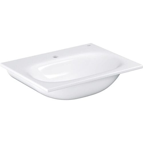 GROHE Essence Ceramic opzetwastafel met overloop - 60cm - Keramiek - Wit - Met vuilafstotende laag