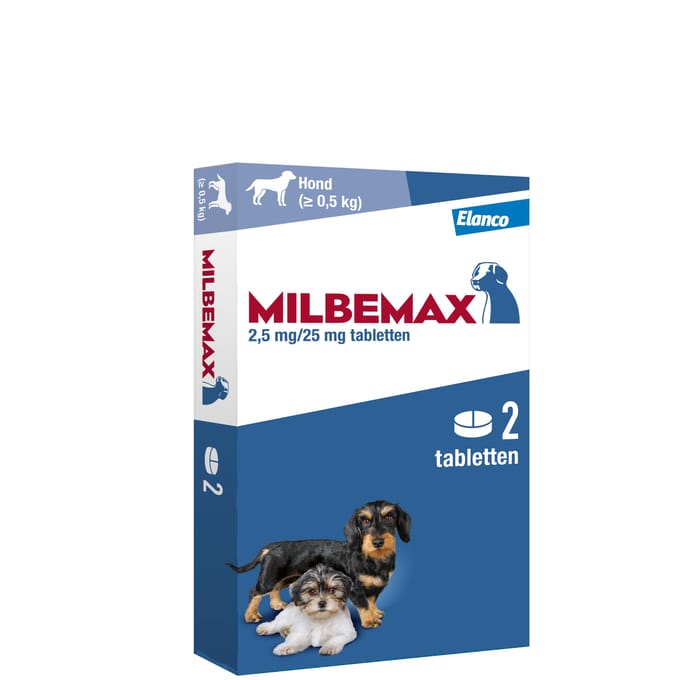 Milbemax Milbemax Pup & Hond - Anti wormenmiddel - 2 tab 0.5-10kg