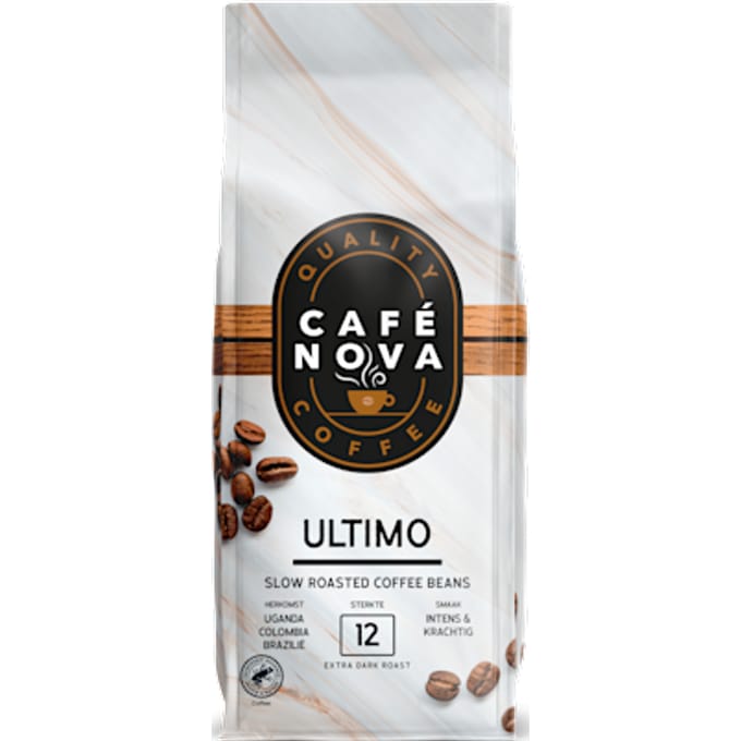 Cafe Nova Ultimate Strength 12 Koffiebonen - 500 g