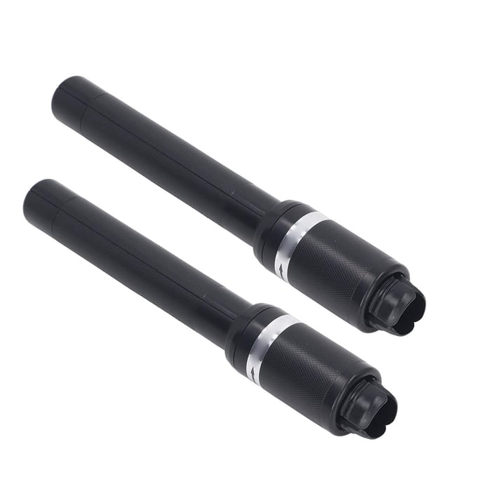 Poolkeu Verlengstuk Professionele Sterke Grip Biljartkeu Verlengstuk voor 9 Ball Club 2 stuks gray