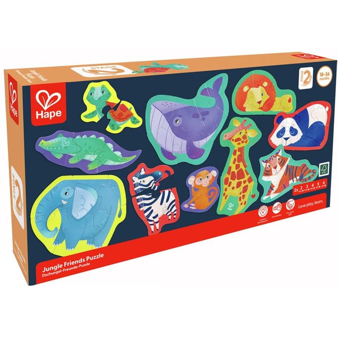 Jungle Vrienden Puzzel
