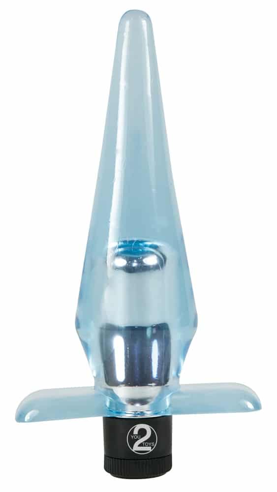 Blauwe Vibrerende Buttplug