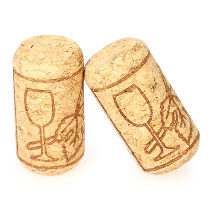 Bouchon de bouteille de vin rouge 40*21mm, bouchon de bouteille de vin rouge en chêne, bouchons de vin en chêne 100pcs