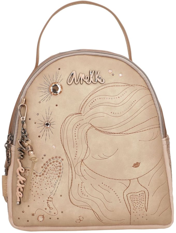 Anekke vrijetijdsrugzak rugzak Hollywood Studio Backpack Nude beige