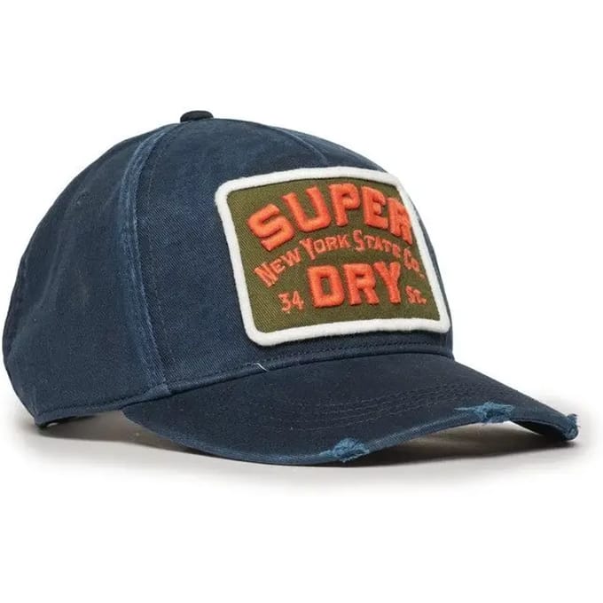 Superdry Graphic Trucker Cap Blauw Grootte: 1SIZE