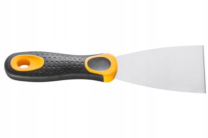 Kaem - Schilder Spackmes - 8 cm - Roestvrijstaal - Tweevoudige Handgreep