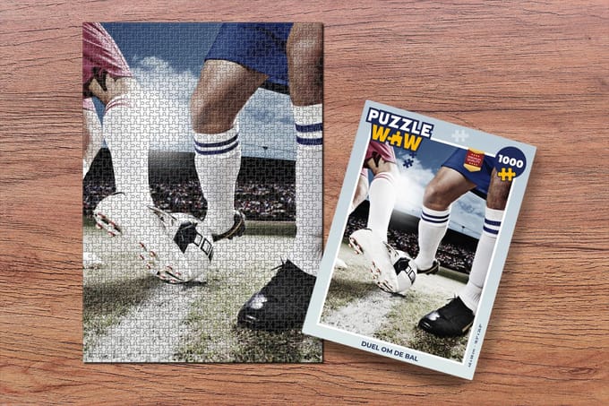Puzzel Duel om de bal - Legpuzzel - Puzzel 1000 stukjes volwassenen