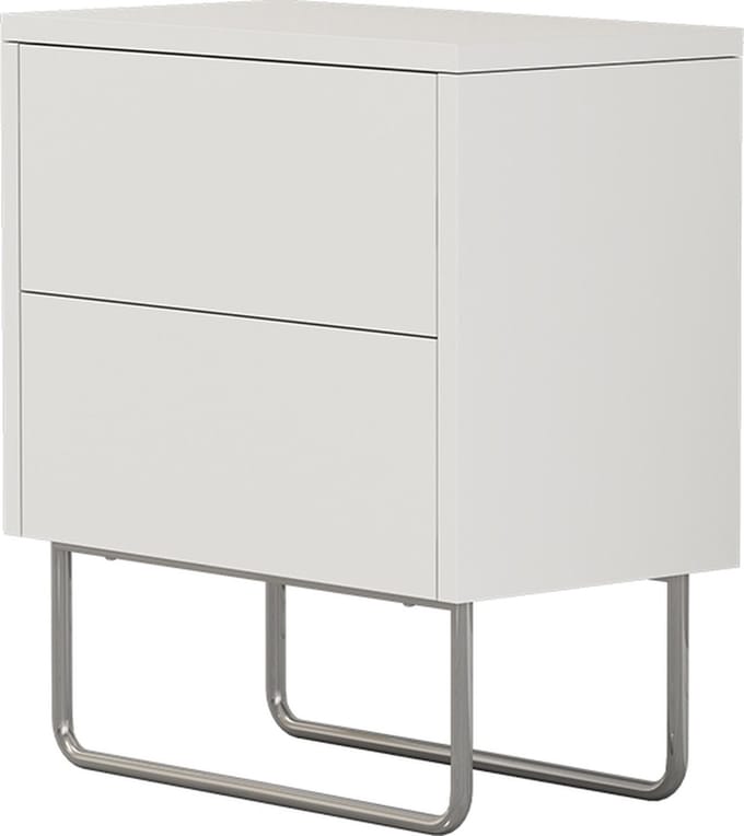 Vicco Calvin Nachtkastje – 45 x 50 cm Wit