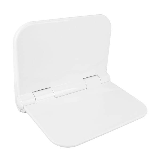 Opklapbaar Douchezitje Wandmontage Ruimtebesparende Opvouwbare Stoel voor Badkamer Entree white