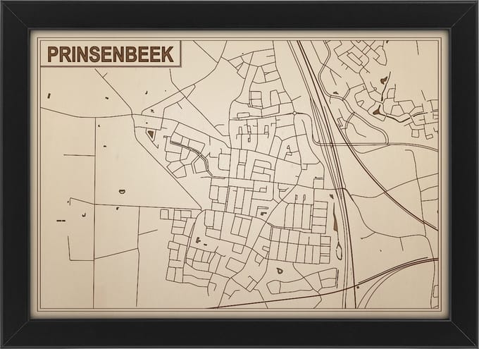 Decoratief Beeld - Houten Van Prinsenbeek - Hout - Bekroned - Bruin - 21 X 30 Cm