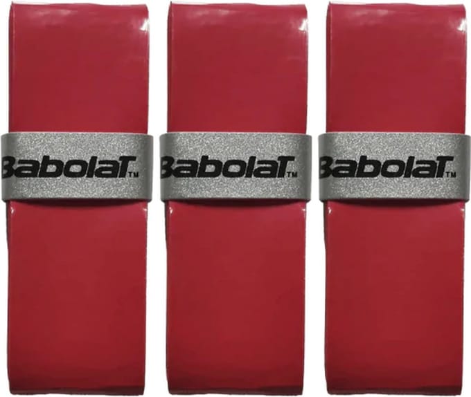Babolat Tennis / Padel My overgrip - Rood - 3 stuks
