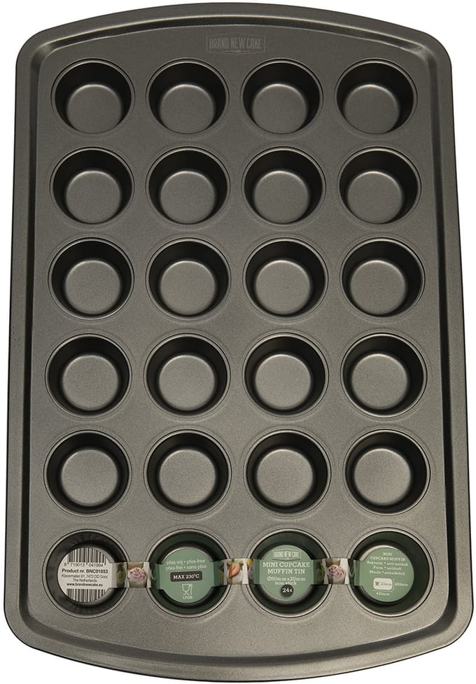 BrandNewCake Mini Cupcake / Muffin Bakvorm 24 stuks