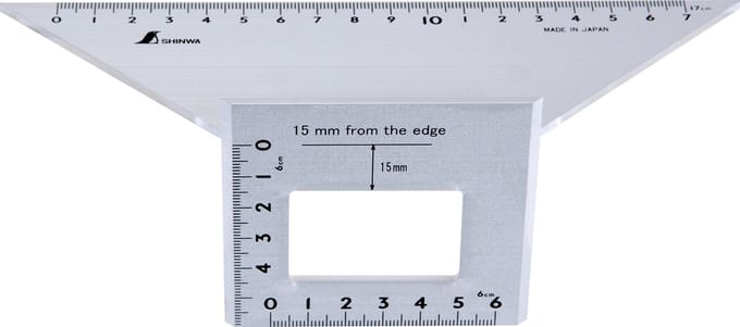 Shinwa 3D-verstekhoek (Dubbele Winkel) 45° (32724)