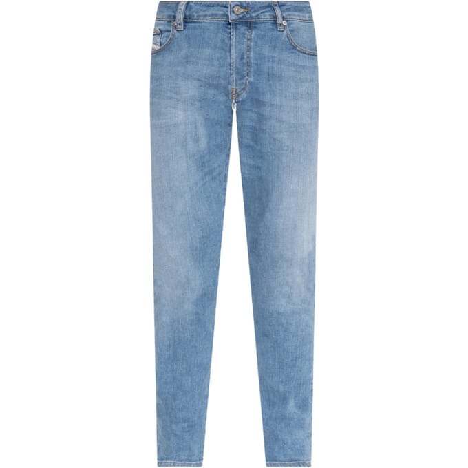 Diesel D-Yennox taps toelopende lichtblauwe jeans