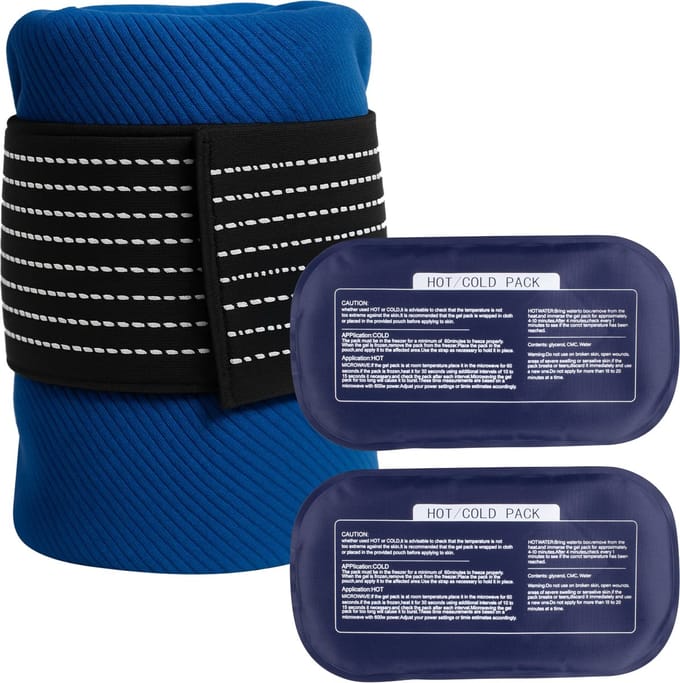 Nuvance Icepack - Coldpack - Set van 2 Ice Pack incl Beschermhoes - Coolpack - Hot Cold Pack