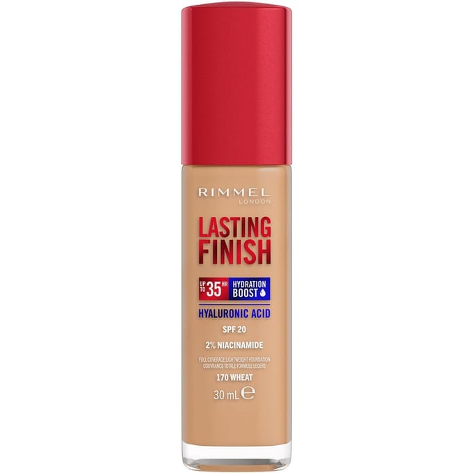 Rimmel Lasting Finish 35Hr Foundation 30 ml (Verschillende Tinten) - 170 Wheat