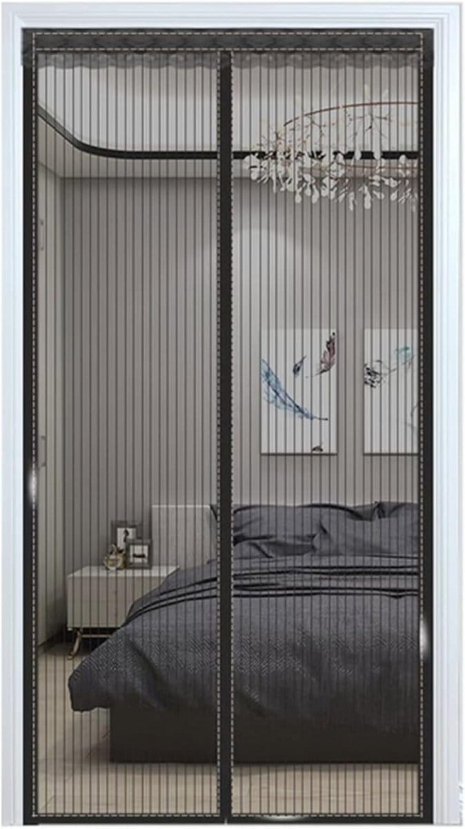 Magnetisch Hor voor Deur 80x205 cm - Automatisch Sluitend Insectenhor Zonder Boren
