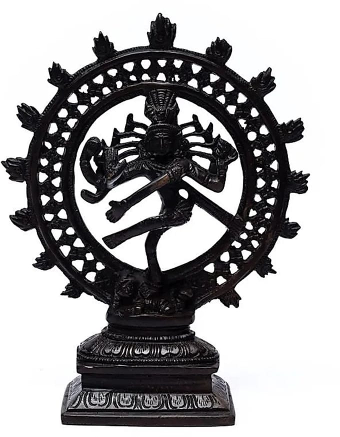 Shiva Nataraj messing 1 kleur - 20 cm - 1020 g - M