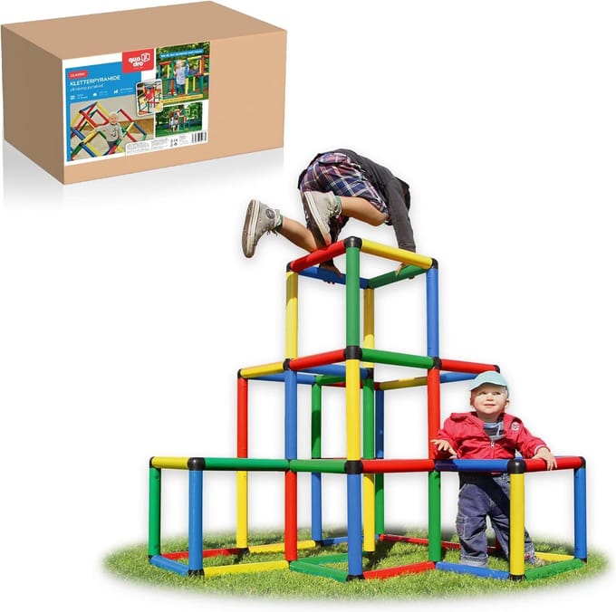 Moderne Klimconstructie Pyramide voor Kinderen - 237 Delen, Binnen & Buiten, TÜV Gekeurd