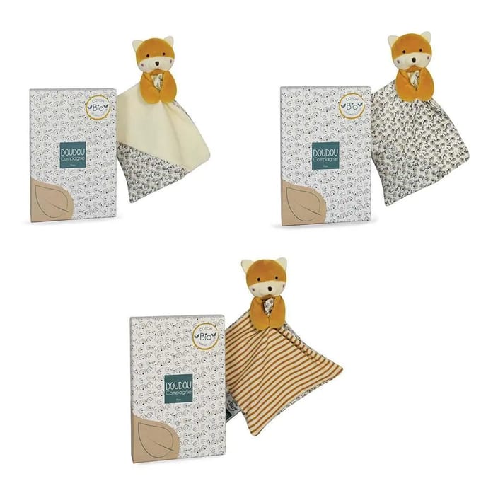 Doudou de biologische vos Doudou & compagnie (x6)