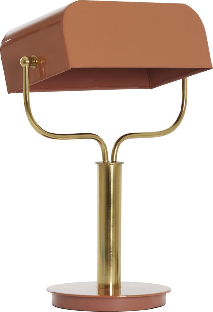 Light & Living Tafellamp Ayer 43cm - Oranje/Goud