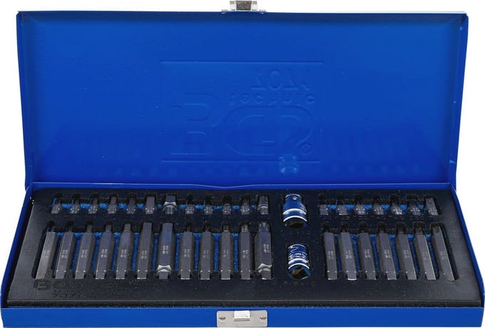 Combi-bitset 40-dlg met metalen koffer en diverse bits