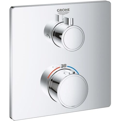 Grohe thermostatic shower mixer for SmartBox with integrated 2-way diverter 24079000