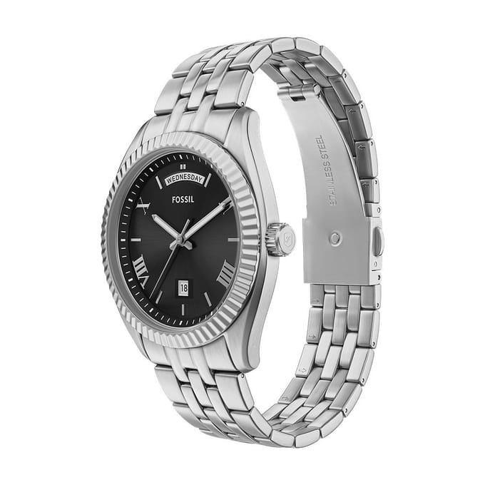 FOSSIL Heren Horloge 42 mm - Zilverkleurig