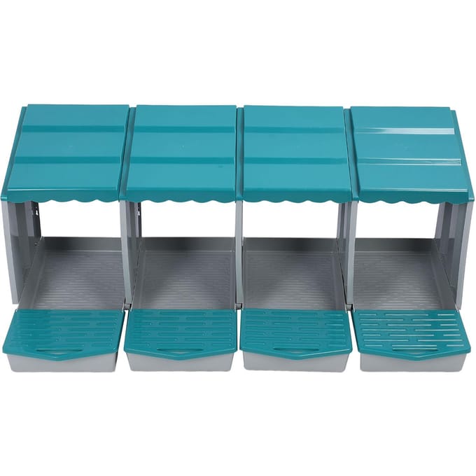 Kippennestkast PP Kippenei Legbox voor Kippen Eenden Pluimvee Comfortabel Ruim Gemakkelijk Schoon te Maken Type 3