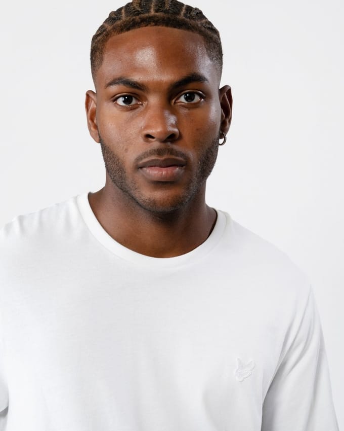 Lyle & Scott tonale Eagle wit T-shirt