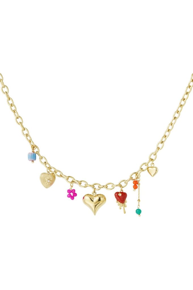 bedelketting lovers glow Goud