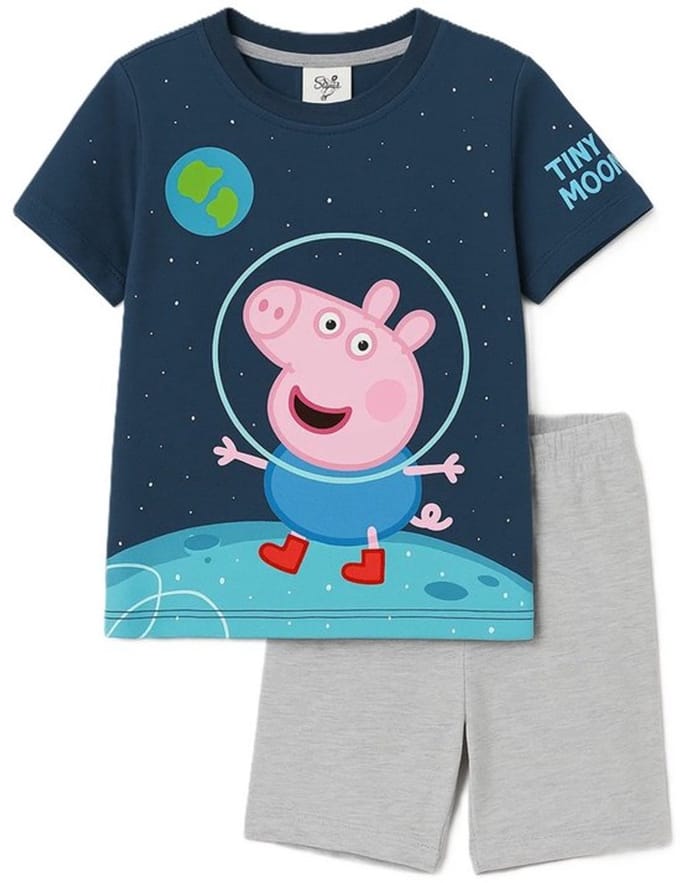 Peppa Pig jongens shortama To the Moon and back, maat 110-116
