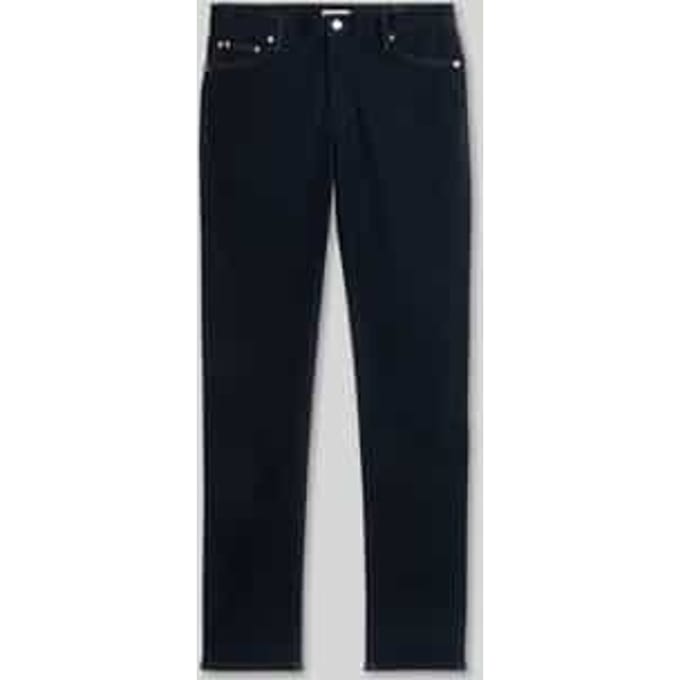 straight fit jeans met label-details