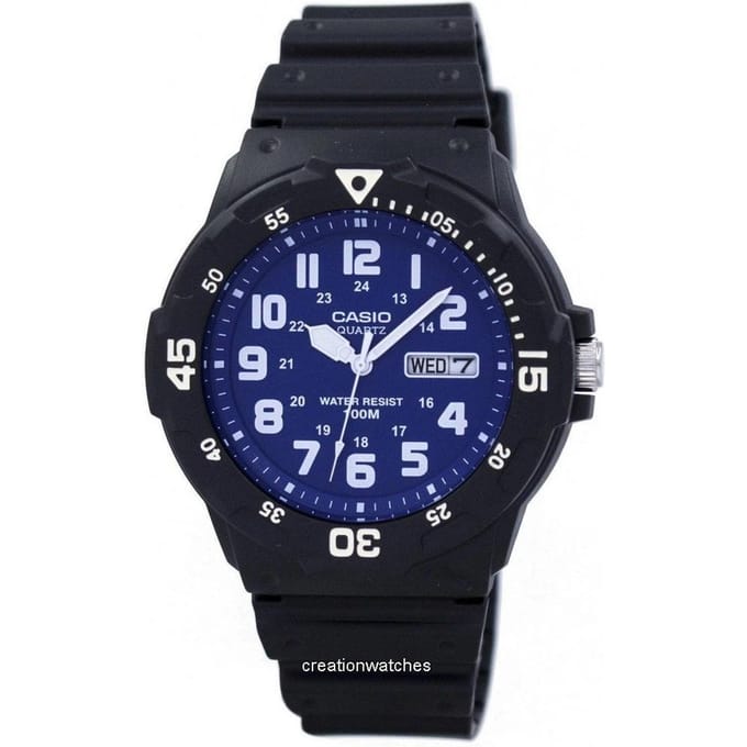 Casio Quartz Analog MRW-200H-2B2V MRW200H-2B2V Heren horloge
