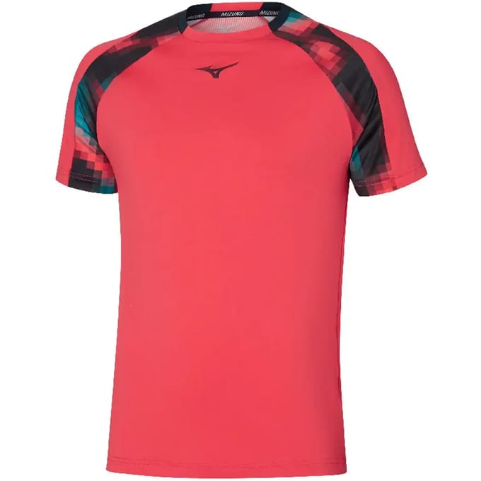 Mizuno Frontier Shadow T-shirt Met Korte Mouwen Rood XL Man