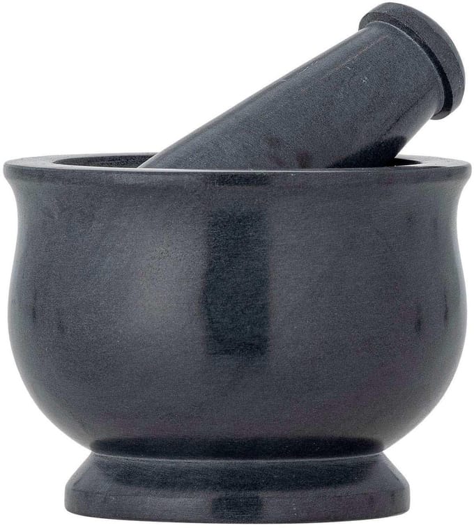 Bloomingville Vijzel zeepsteen grijs Aprilla 10cm