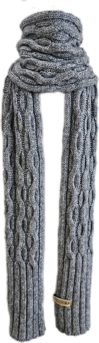 Sjaal Ijsland - Lichtgrijs