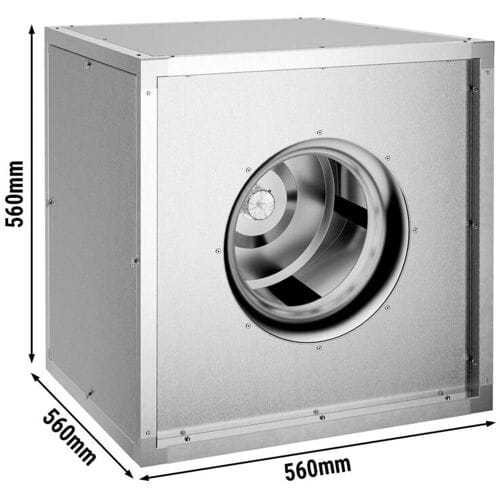 GGM Gastro Airbox Pro - 4000 m³ pro Stunde - 400 Volt Zilver