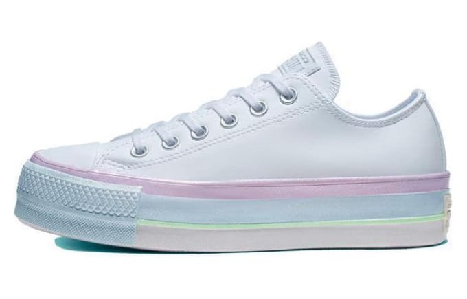 Chuck Taylor All Star Dames Converse Lift Low 'White Lilac Blue' Dames 566156C 37.5