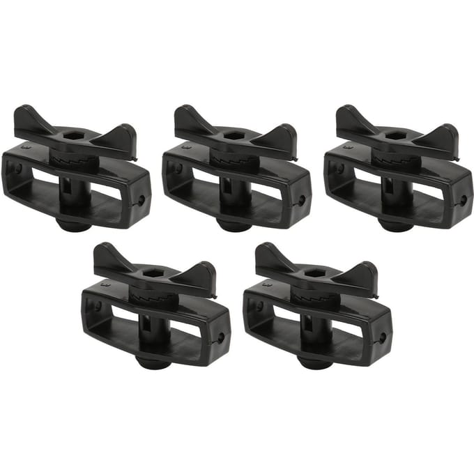 50 Stuks Elektrische Hek Draadspanner Draagbare Tuin Elektronisch Hek Legering Draadspanner Zwart zwart