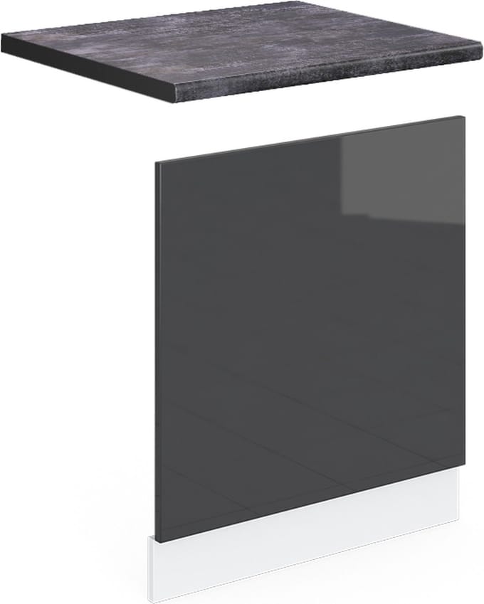Vicco R-Line Frontpaneel – 60 cm, WB Antraciet Antraciet Hoogglans