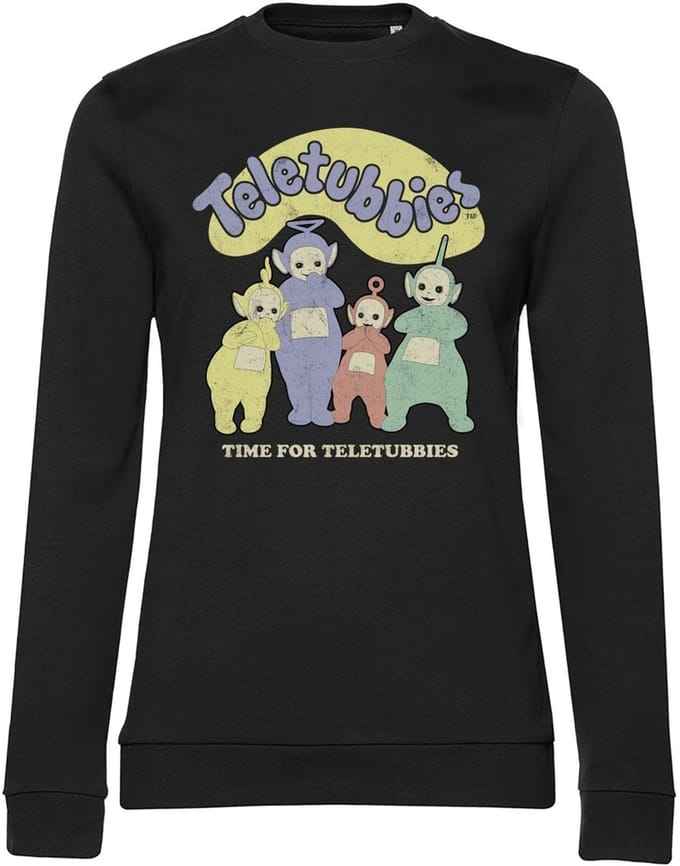 Teletubbies Dames Time Fore Girly-sweatshirt CPLG-53-TTUB003-H87-5