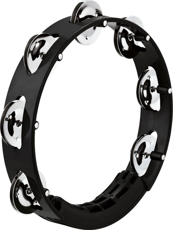 Meinl Tour Tambourine HTT8BK Single Row - Tamboerijn