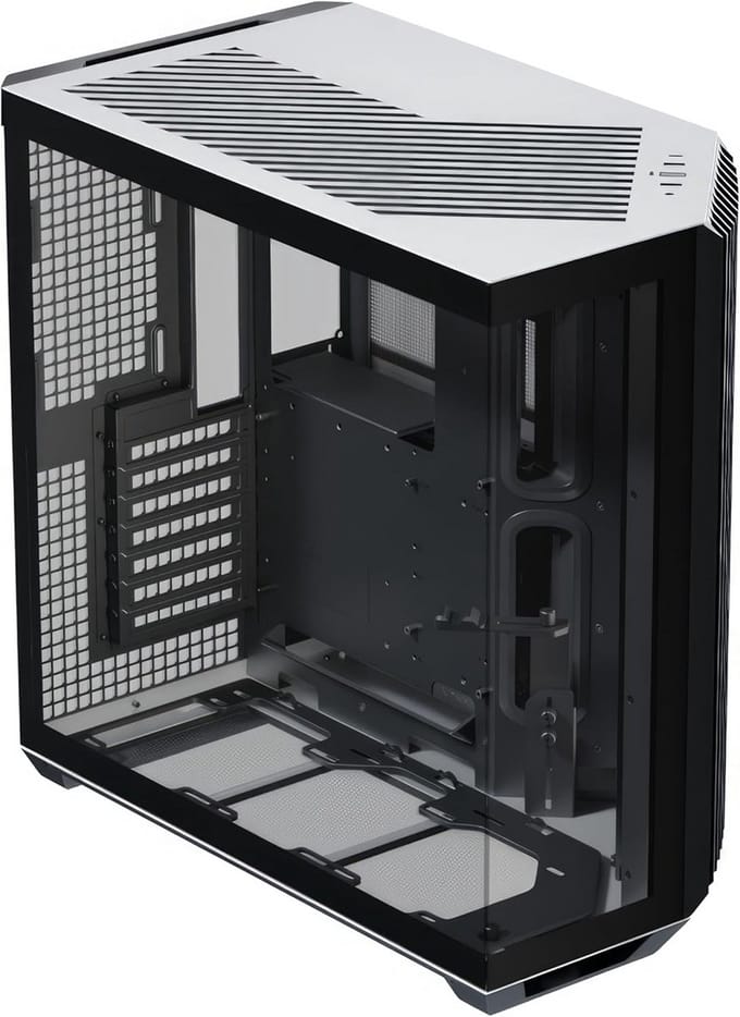 Midi Tower PC Behuizing met Gehard Glas Panoramisch Zicht ATX Standaard